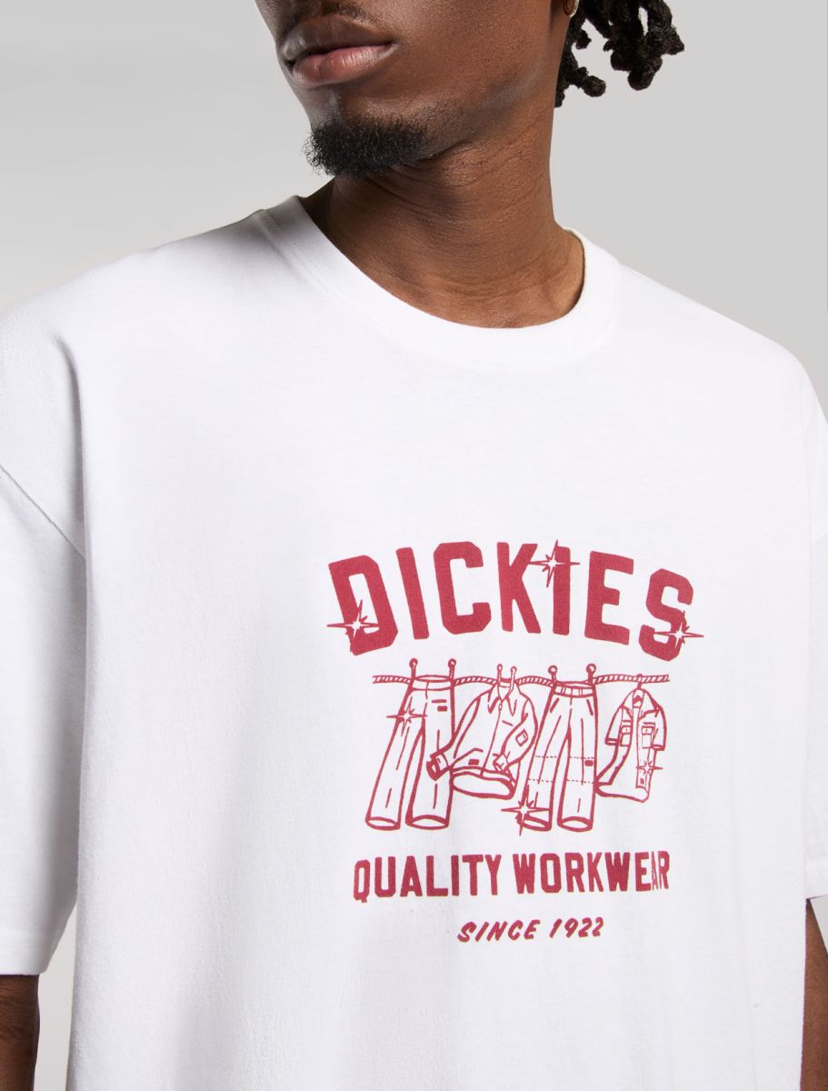 Dickies Laundry Boxy SS Tee White