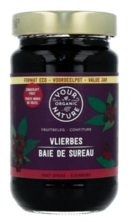 Your Organic Nature Vlierbessenjam Bio 375gr