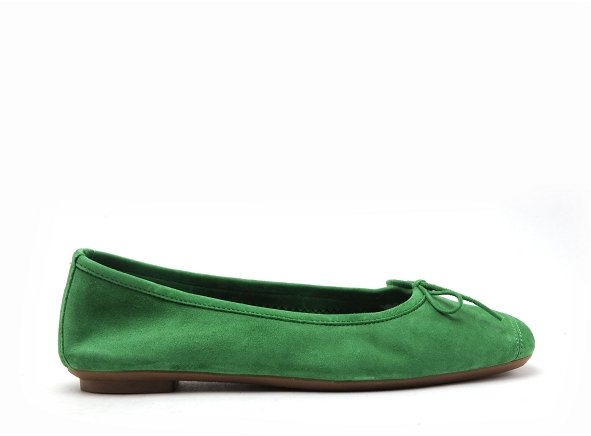 Reqins ballerines femme harmonie cuir velours vert