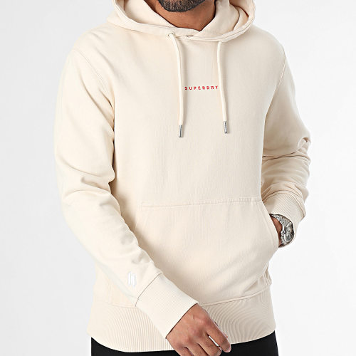 Sweat Capuche Code Surplus Logo M2013586A Beige