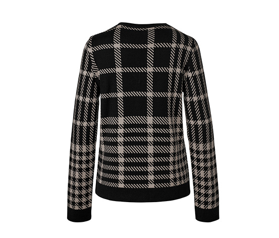 Karierter Pullover