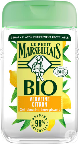 Le Petit Marseillais Gel Douche Énergisant Verveine Citron Flacon 250ml