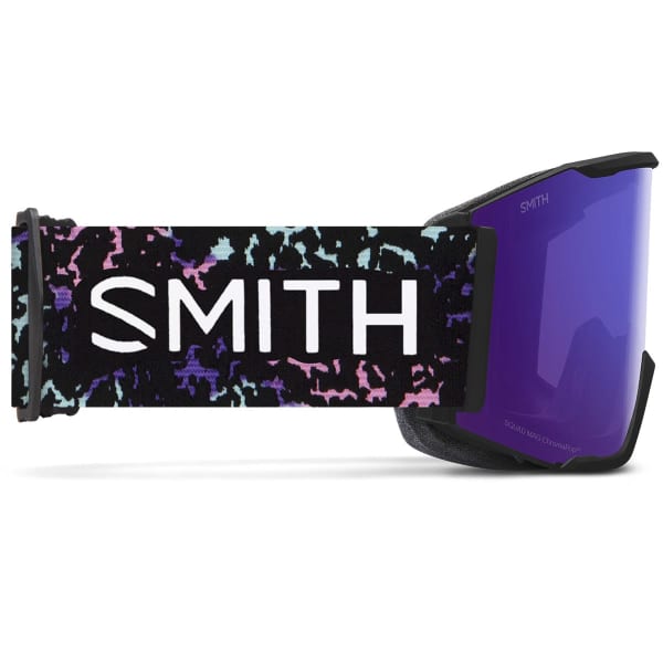 Masque de ski SMITH SQUAD MAG BLACK STUDY HALL CHROMAPOP EVERYDAY VIOLET MIRROR