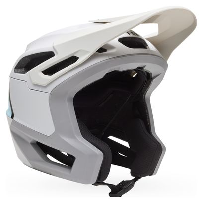 Casque VTT Fox Dropframe Pro Grid Gris Clair