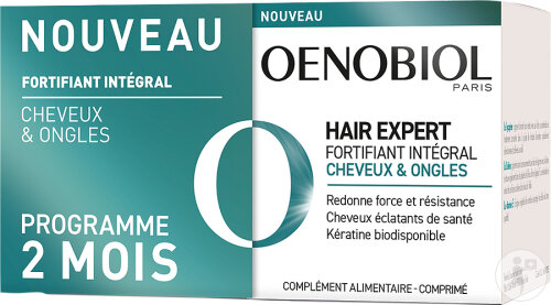 Oenobiol Hair Expert Fortifiant Intégral Cheveux Et Ongles 2x60 Comprimés