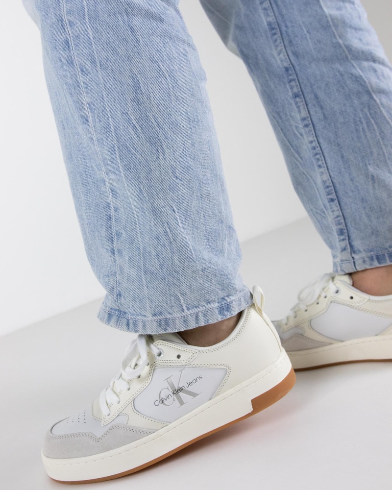 Calvin Klein Basket Cupsole Low Lage sneakers  - wit