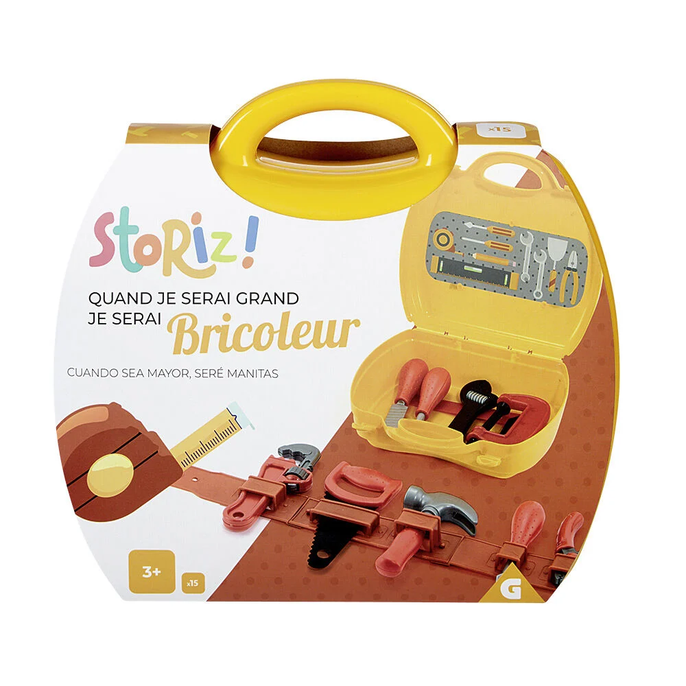 Mallette de jeu Bricoleur 15 pièces
