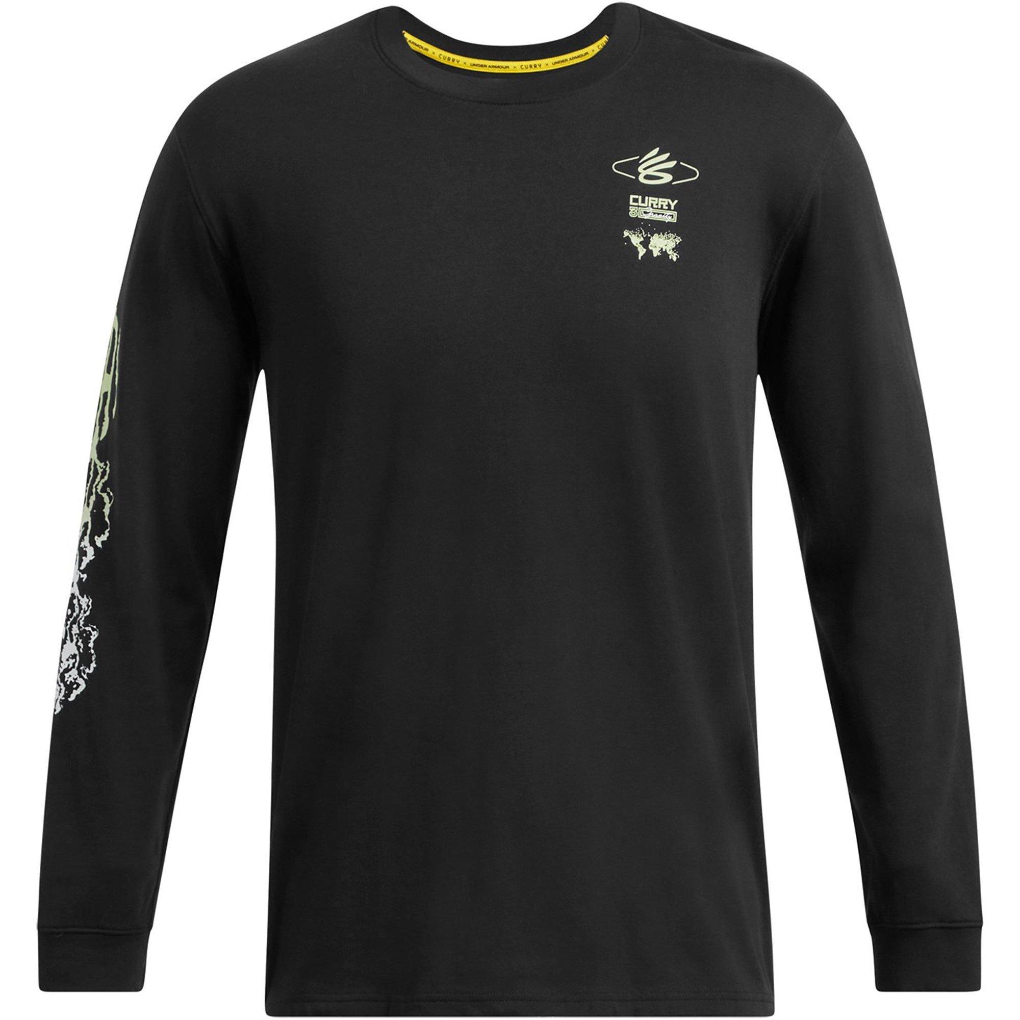 Under Armour UA Curry Verbiage Heavyweight Long Sleeve T Shirt Adults