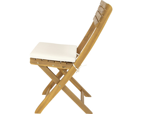 Garden Place Lisa 2-zits balkonset bestaande uit: 2 stoelen, tafel, hout, bruin