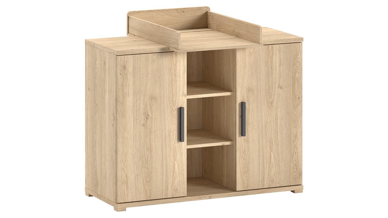 Commode Sam met opzetstuk eik