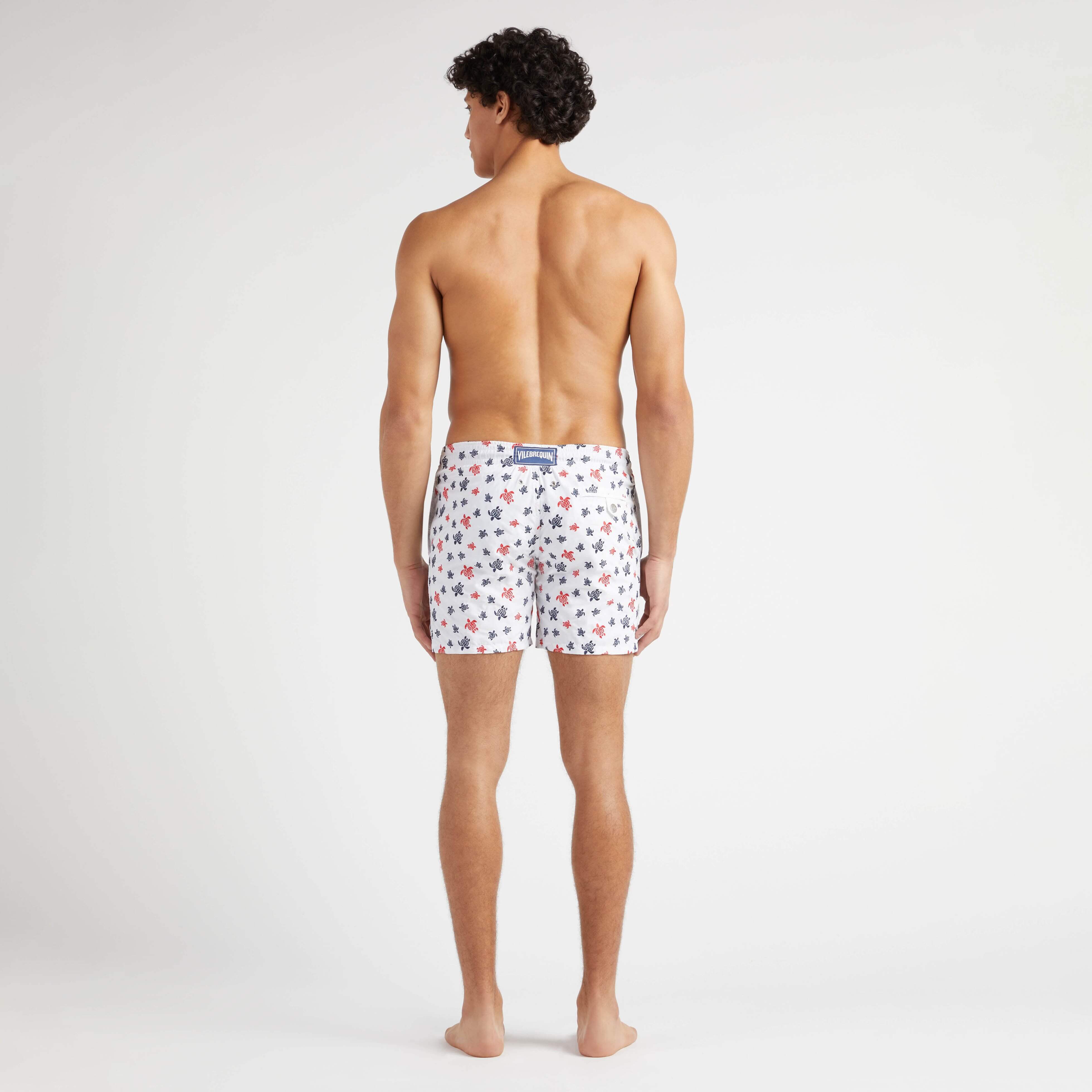Maillot de bain homme brodé Micro Ronde des tortues - Edition limitée