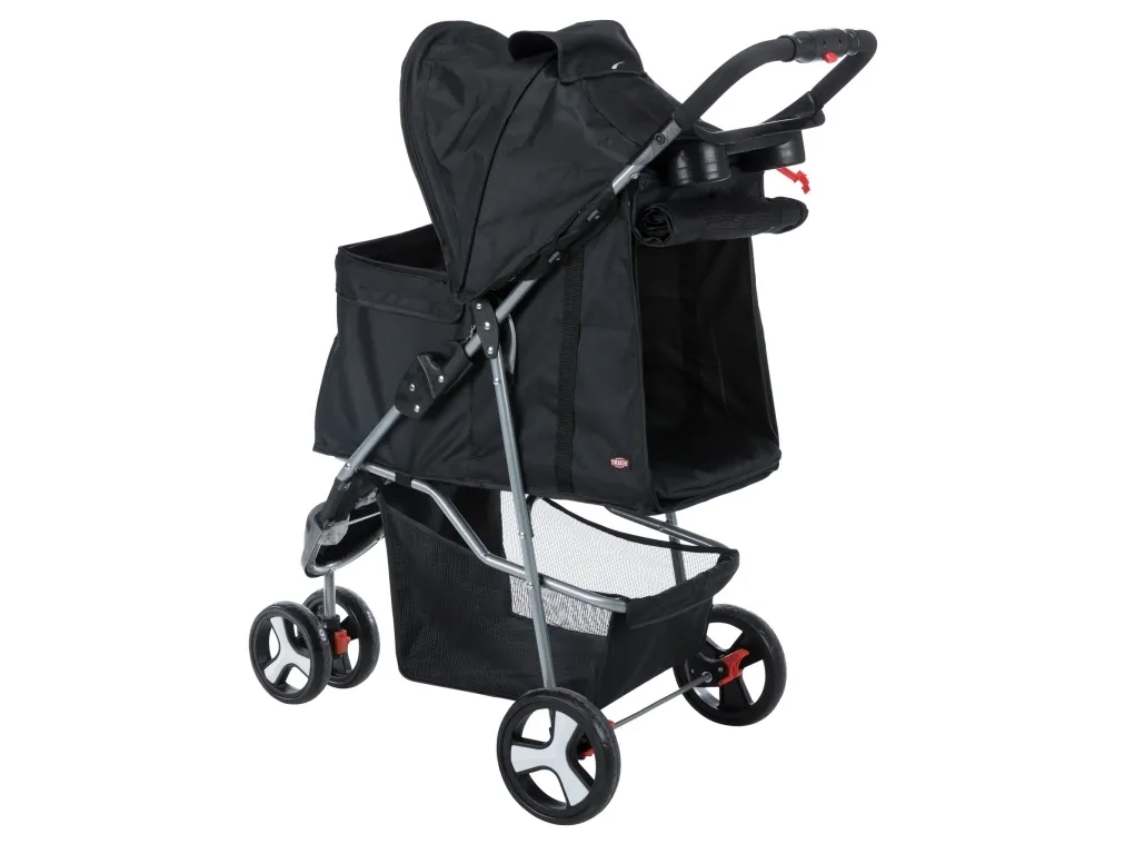 Trixie Buggy, 47 × 100 × 80 cm, black