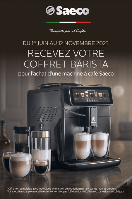 Saeco Gran Aroma SM6580/00 Noir Laqué - Pack Zen Garantie 3 ans Coloris:Noir