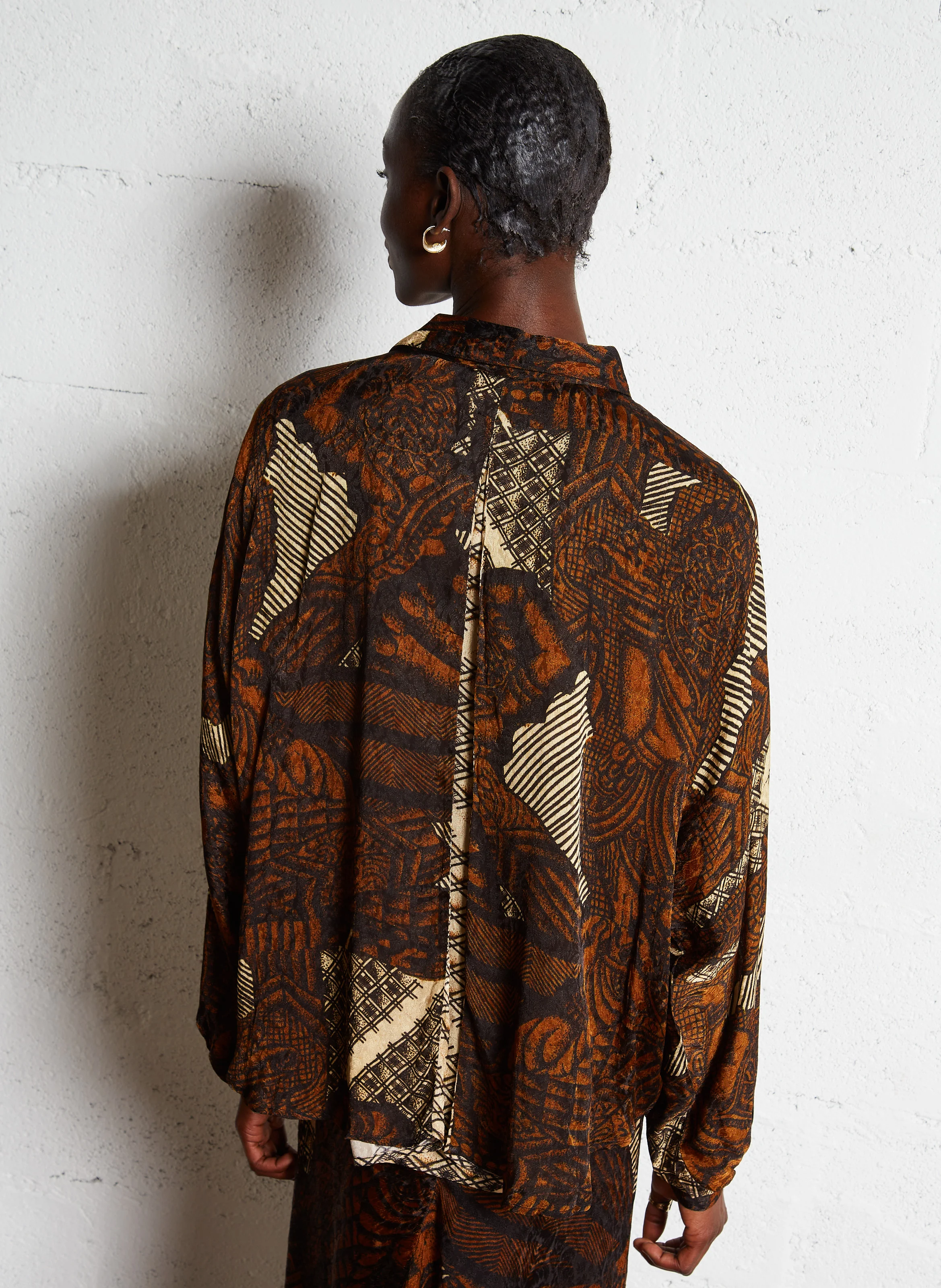 ABYSS - Chemise droite imprimée| Multicolore