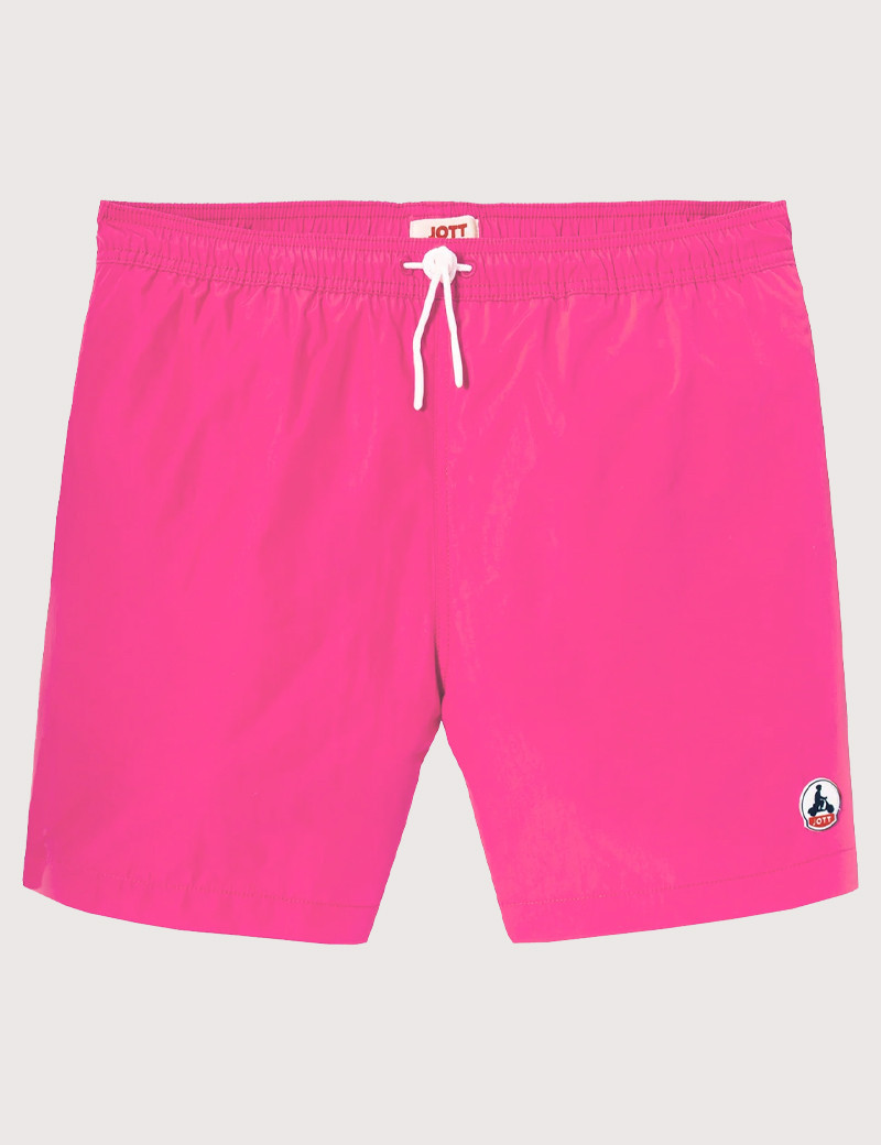 JOTT MAILLOT DE BAIN HOMME BIARRITZ ROSE FLUO