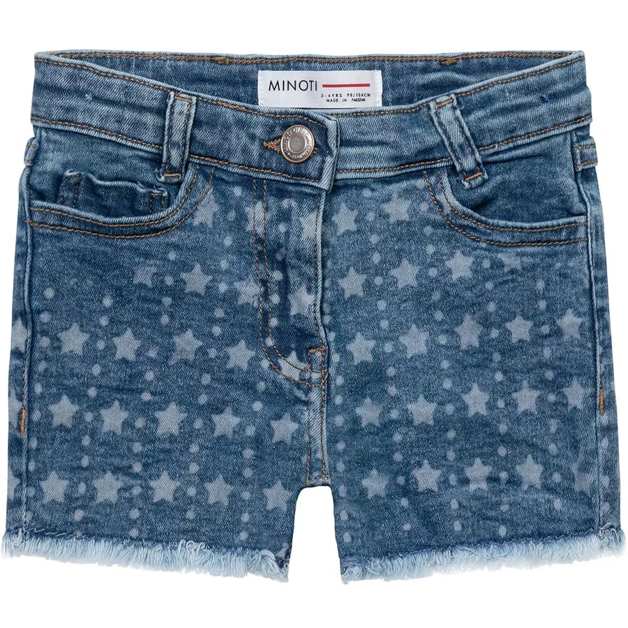 MINOTI Jeansshorts Denim-Hellblau