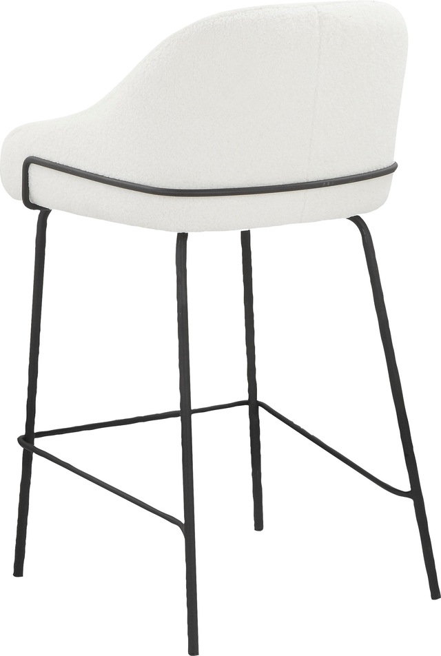Leonique 4-Fussstuhl »Puant« () 2 Stk.mit Stoff aus Polyester/recyceltem Polyester, Sitzhöhe 65 cm