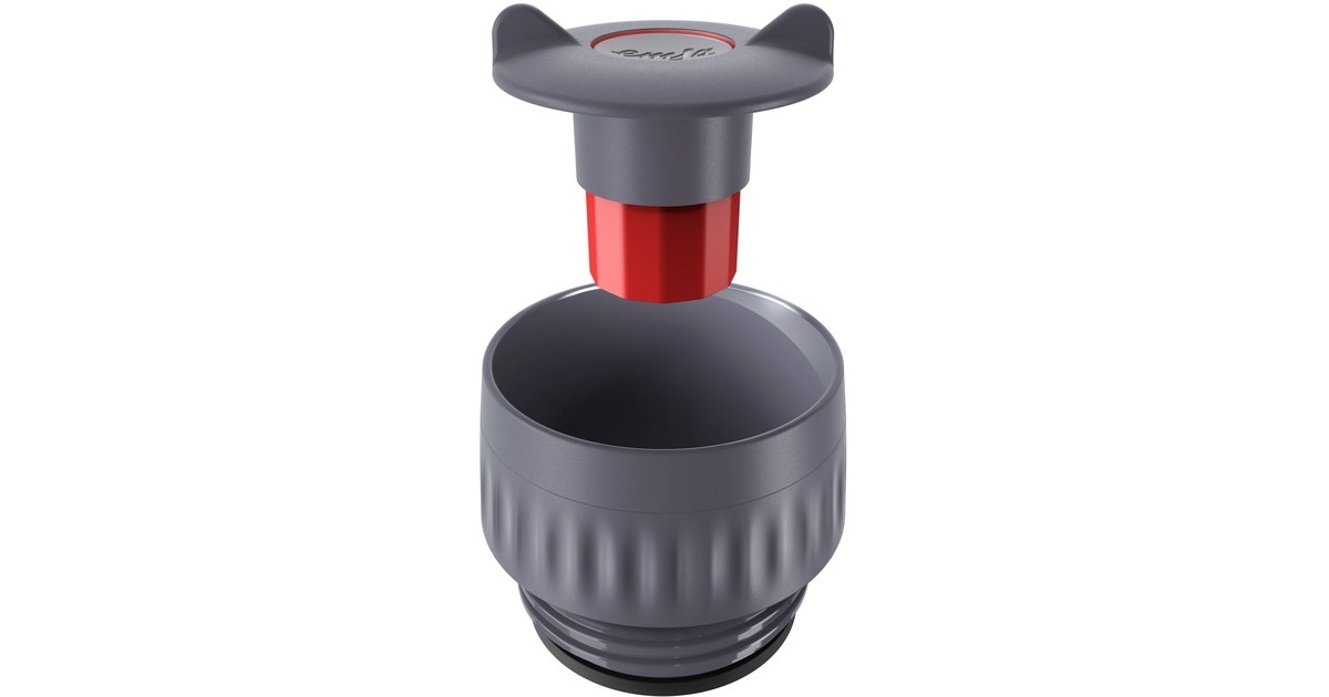 EmsaTravel Mug Easy Twist Thermosbeker  (Blauw/roestvrij staal)