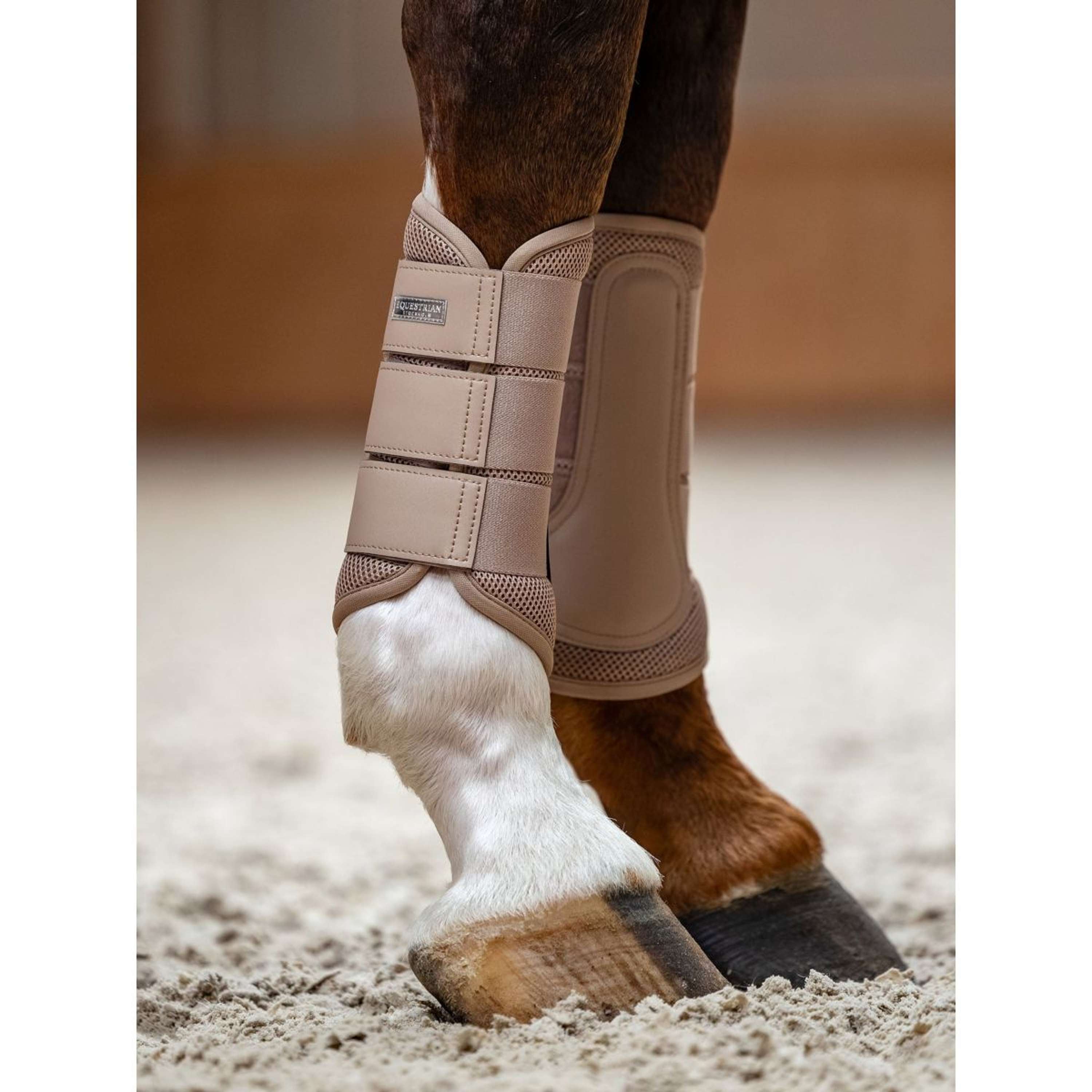 Equestrian Stockholm Beenbeschermers Classic Mesh Sand
