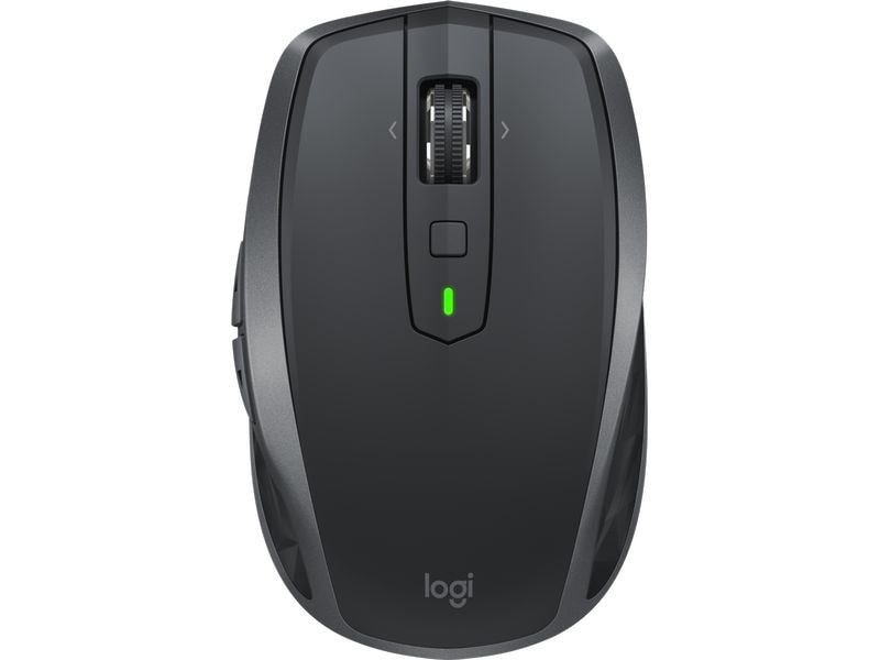 Logitech Mobile Maus MX Anywhere 2S graphite Präzise Wireless-Maus mit Logitech Flow-Technologie