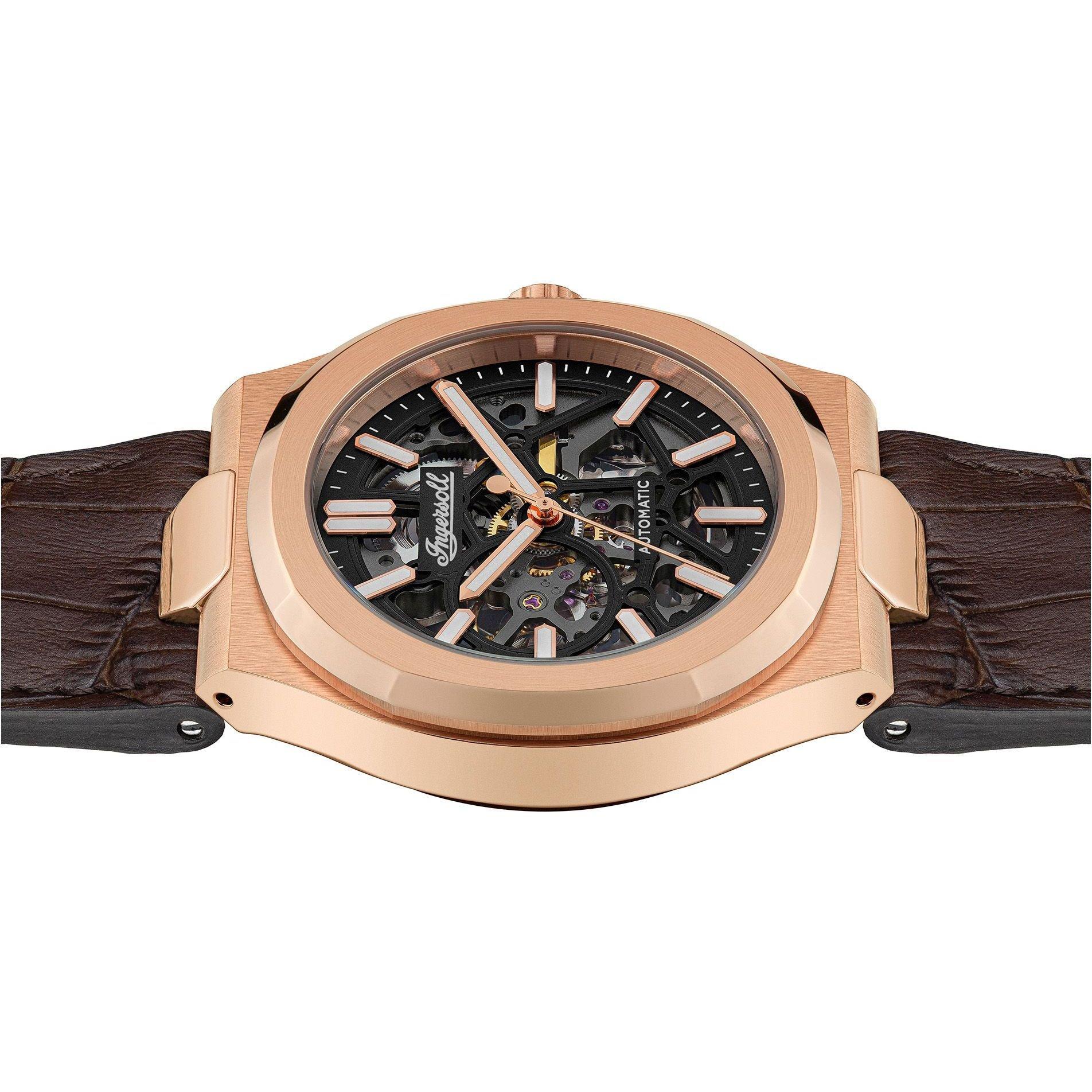 Ingersoll 1892 Catalina Brown Rose Gold Watch I12505