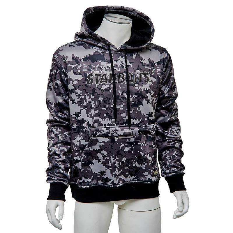 Sweat Homme Starbaits Bank Grey Digi Cam Hoodie - Gris/Camo