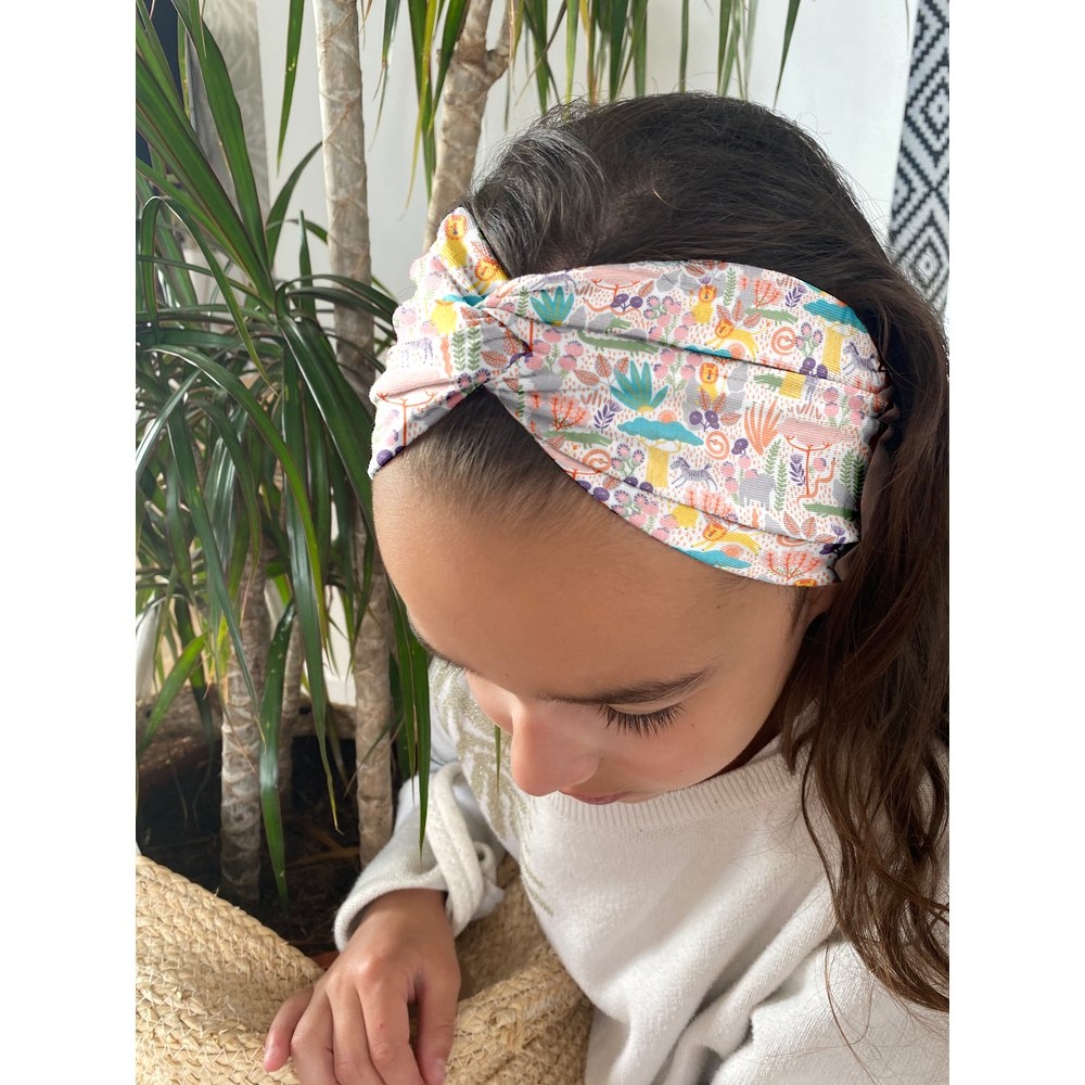 Bandeau Jersey Croisé Enfant Savana