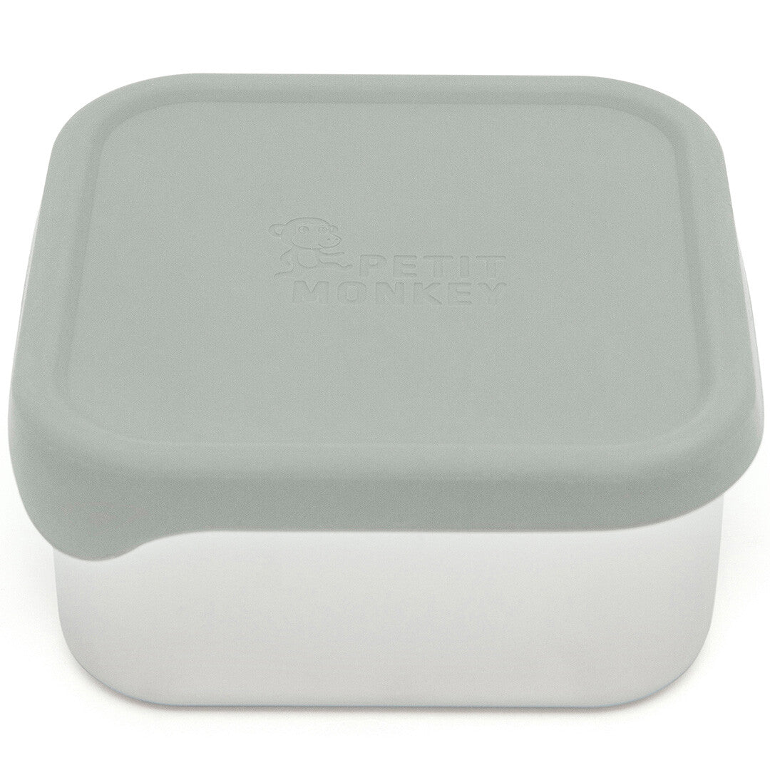Petit monkey snackdoosje lucy - sage green