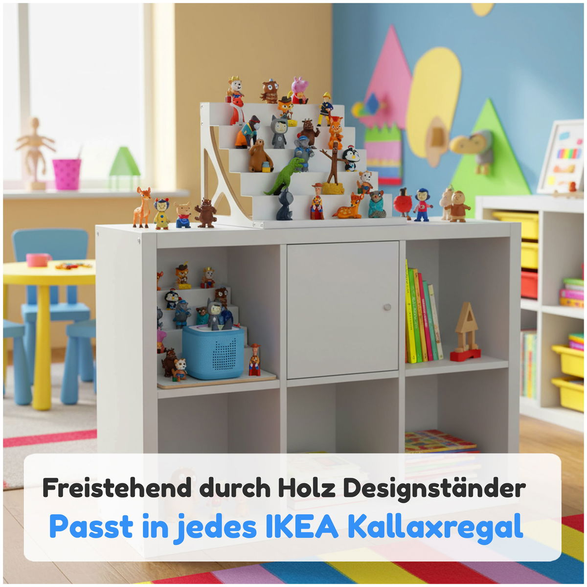 stadteckenstadtecken   Regal für Toniebox 1 und 2 Kallax System 01 mit Aussparung