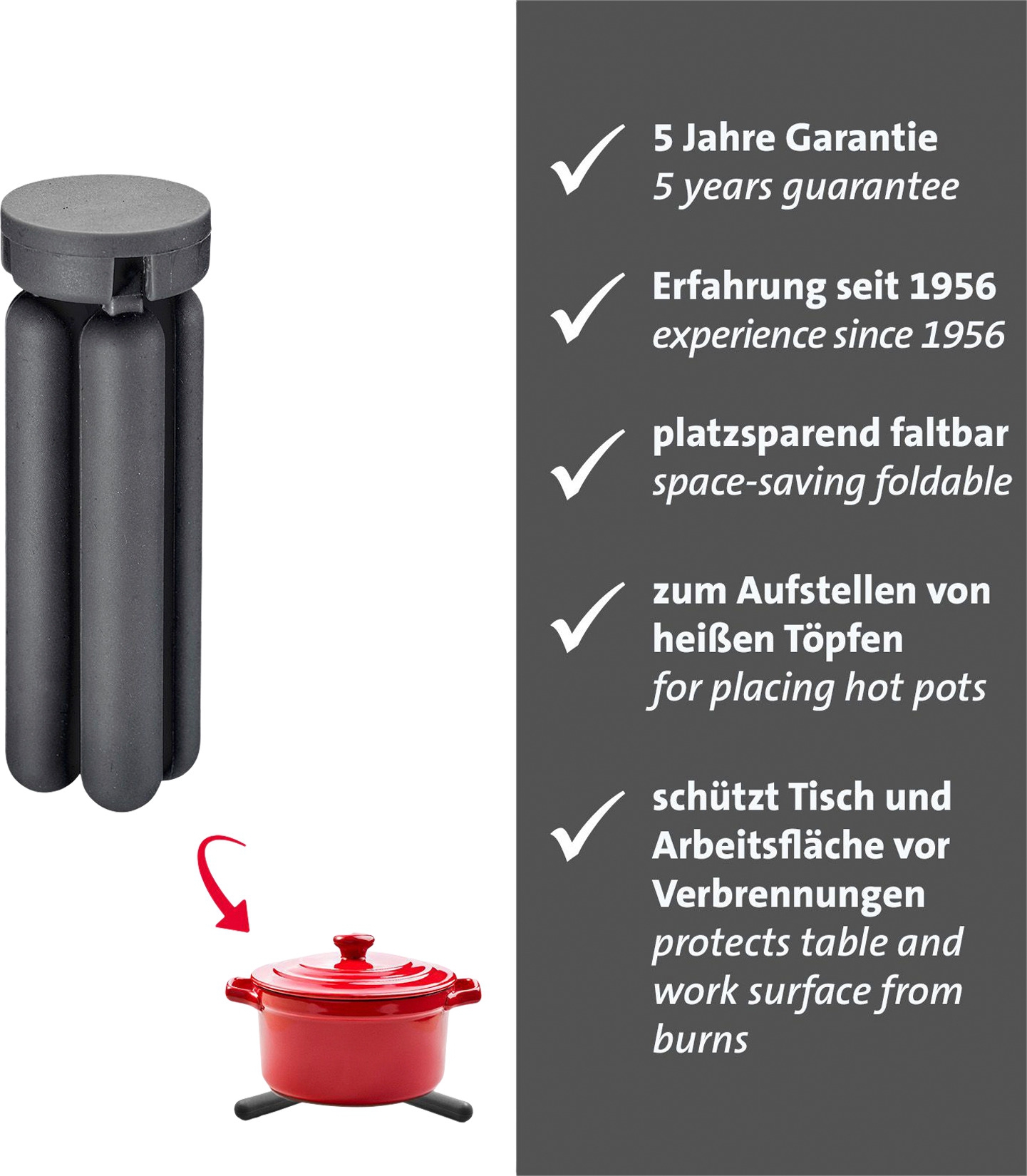 Westmark faltbarer Topfuntersetzer