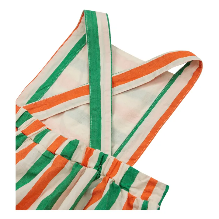 Bobo Choses Robe Pinafore Rayée | Ecru