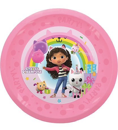 Decorata Party Kunststoffteller - 4er-Pack - 21 cm - Gabby's Dol