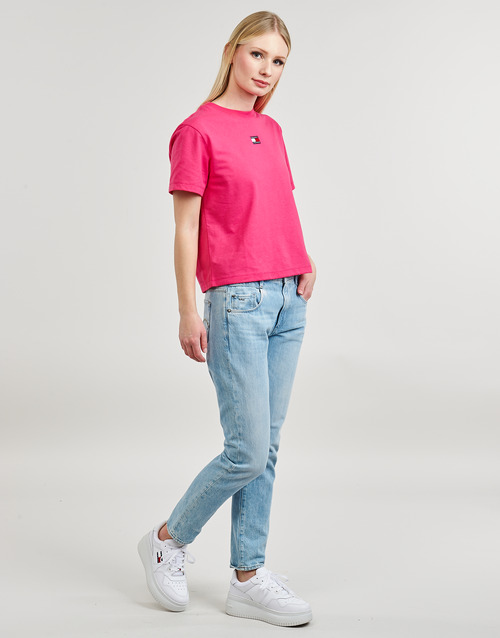 Tommy Jeans - TJW BXY BADGE TEE EXT - Rose