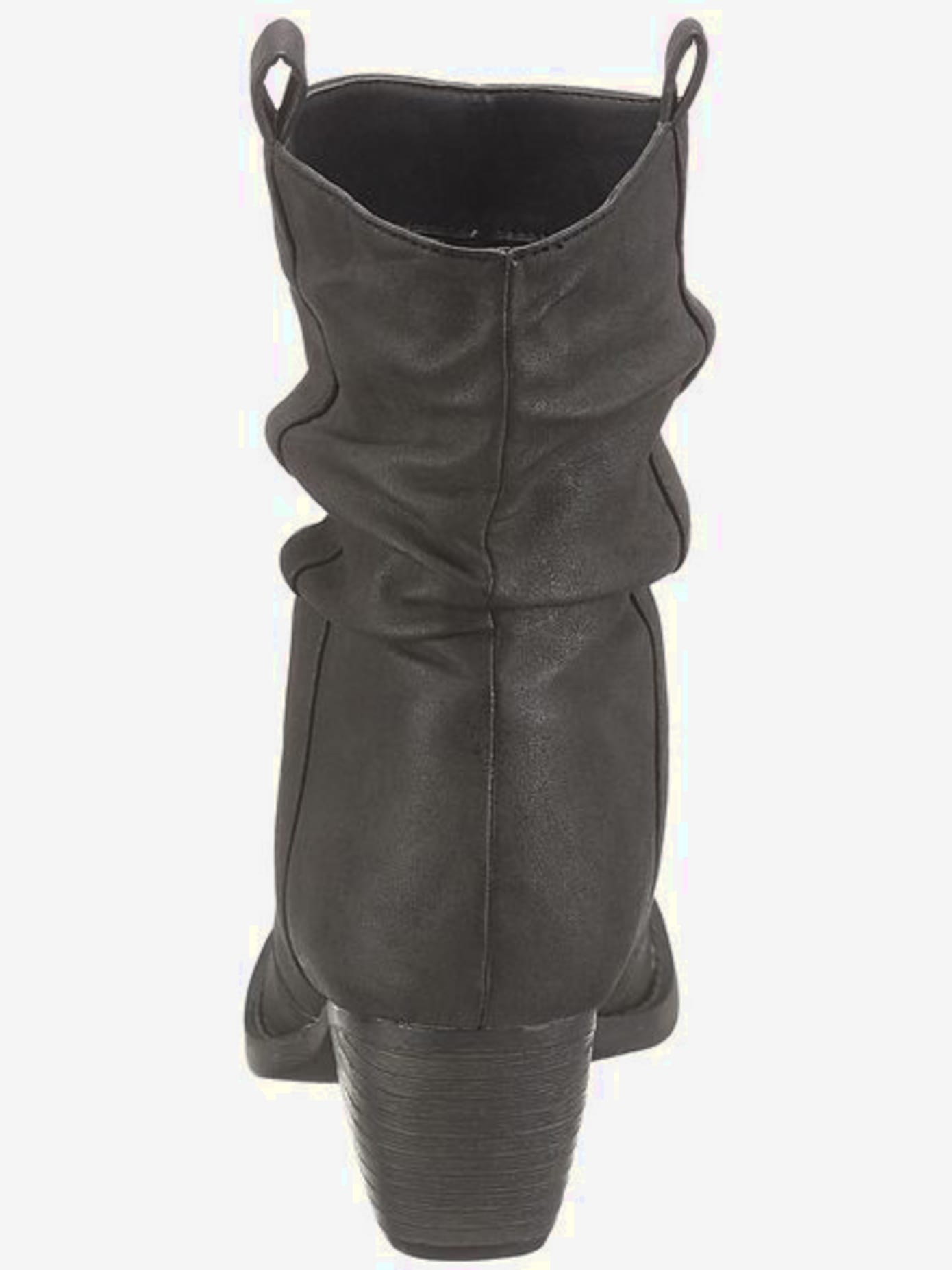 Bottines cowboy synthétique doux