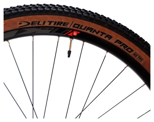 PNEU GRAVEL 27.5X2.10 TS DELI QUANTA PRO NOIR/MARRON TAN SA-270 (54-584)