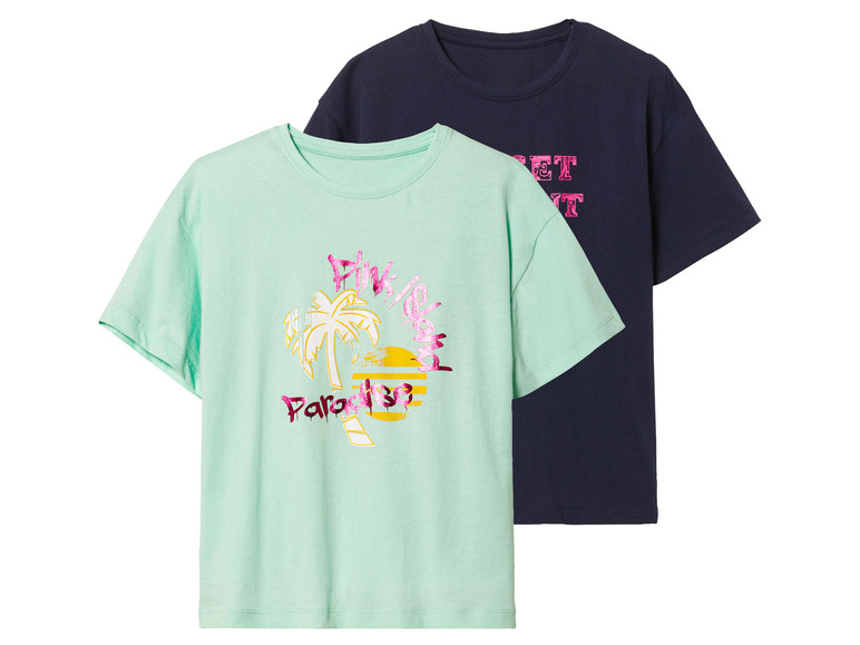 2 meisjes T-shirts