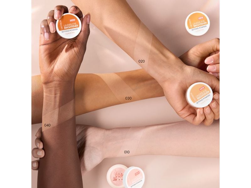 Catrice Puder Under Eye Brightener Setting 010 Light Rose Loser Puder in einem hellen Rosé-Ton für einen frischen und strahlenden Blick unter den Augen