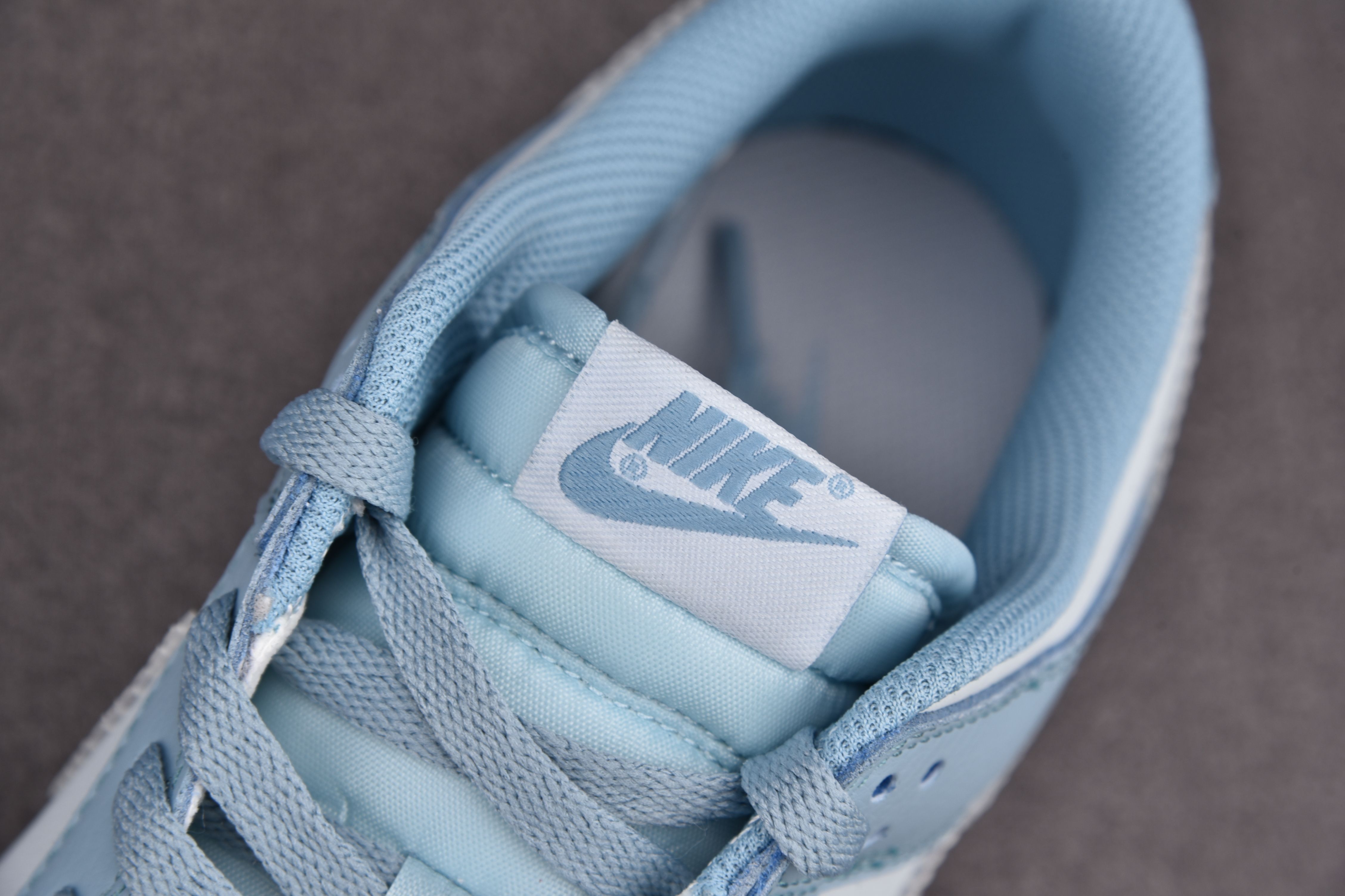 Nike Dunk Low Clear Blue Swoosh