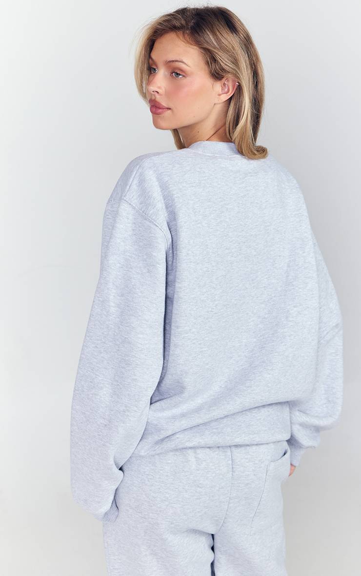 Gris Cendré Sweat-shirt À Imprimé Maison De Poupée