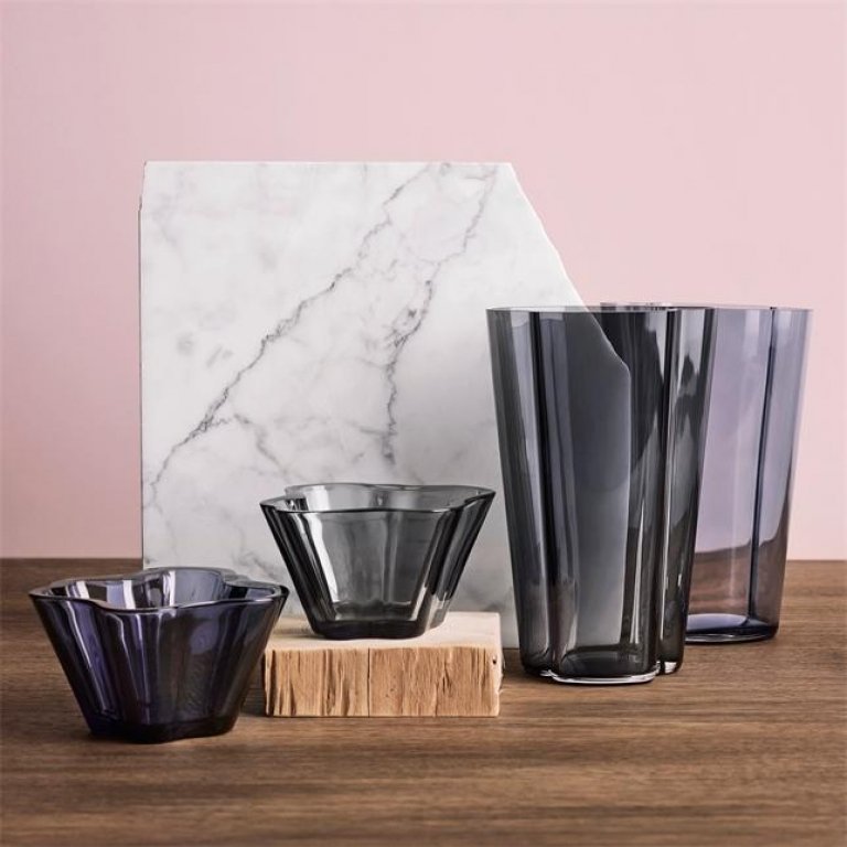 Iittala Alvar Aalto vaas 22cm helder