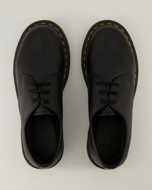 Dr. Martens 1461 Virginia Schnürschuhe in Schwarz