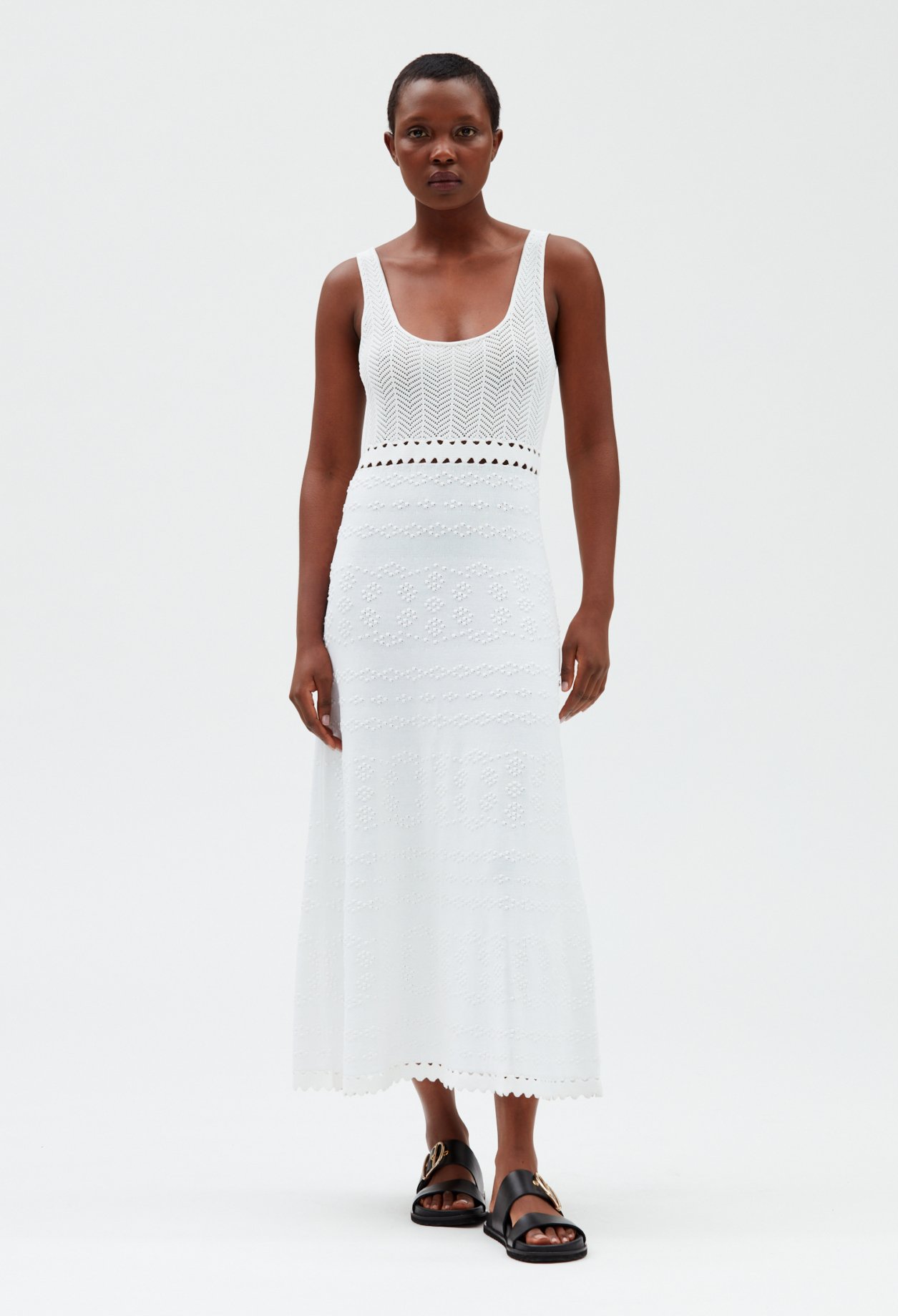 Robe midi maille
