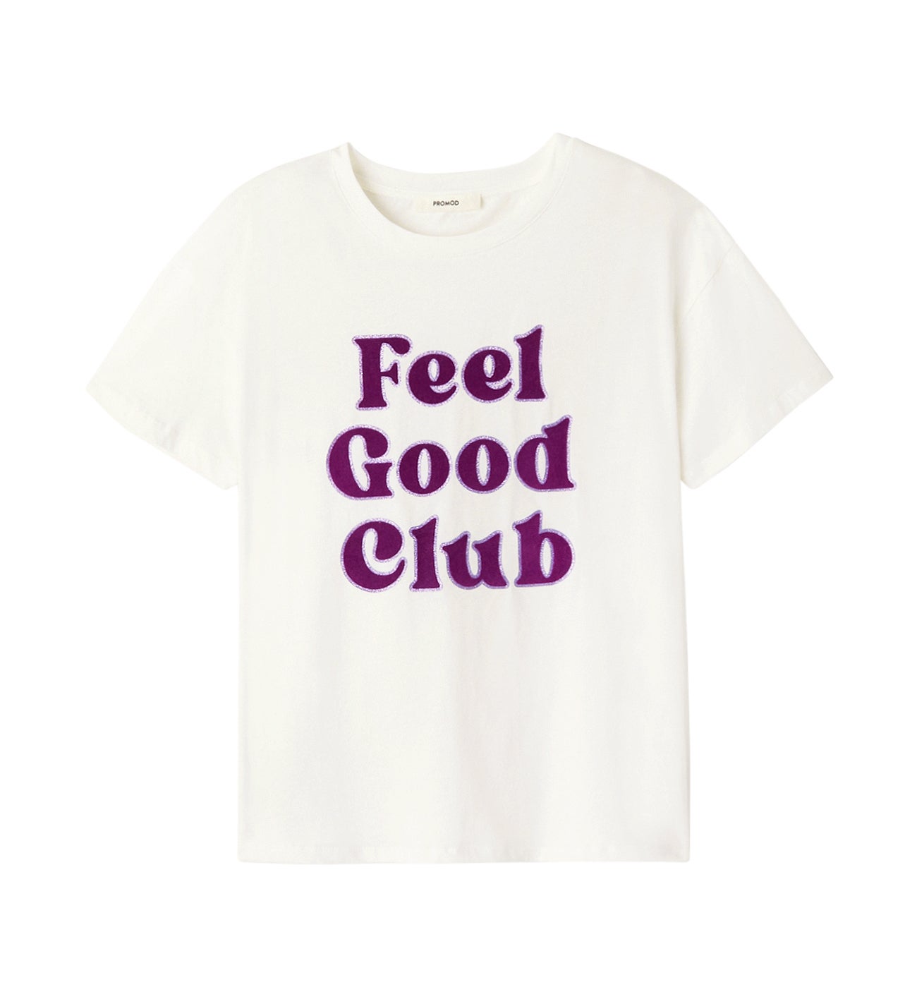 T-shirt à message Femme - Imprimé écru