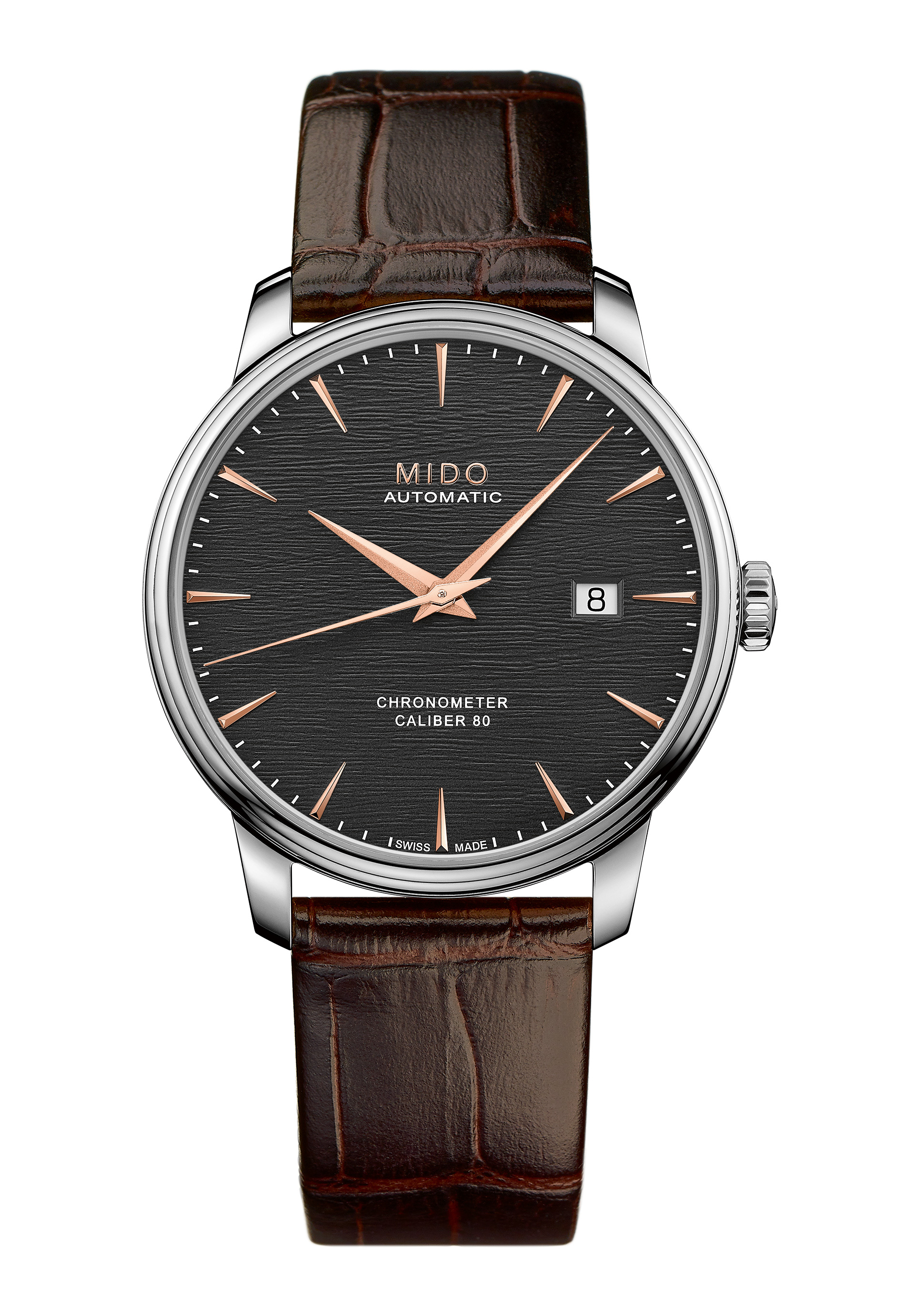Mido Baroncelli III Chronometer Herrenuhr Anthrazit