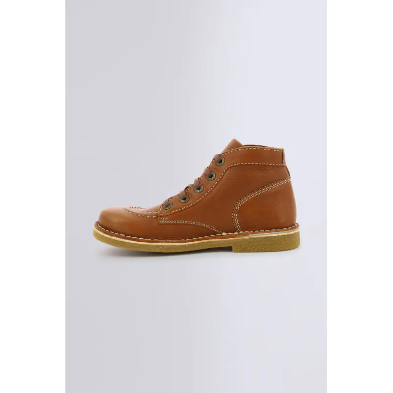 LEGENDIKNEW CAMEL SEMELLE MIEL BOTTINES Cuir Femme