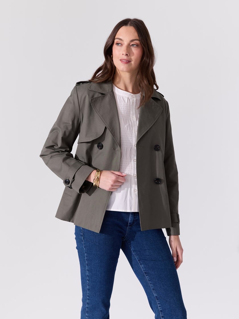Mila kort trenchcoat R31