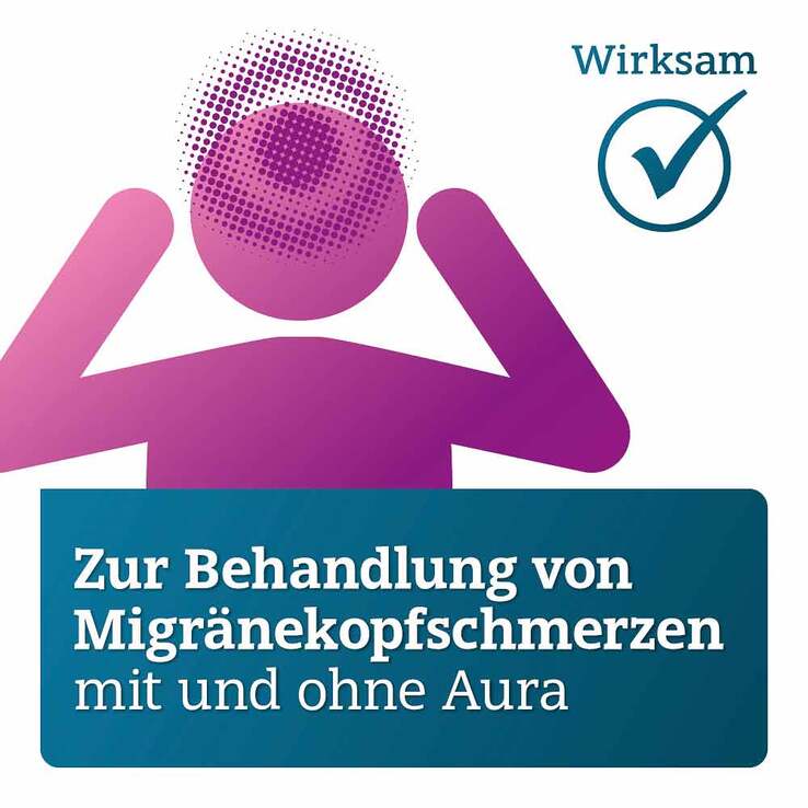 NARATRIPTAN ADGC® bei Migräne 2,5 mg Filmtabletten, 2 St