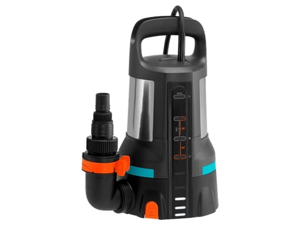 Gardena 9034-20, 450 W, AC, 0,7 stang, 11000 l/t, IPX8, Sort, Sølv