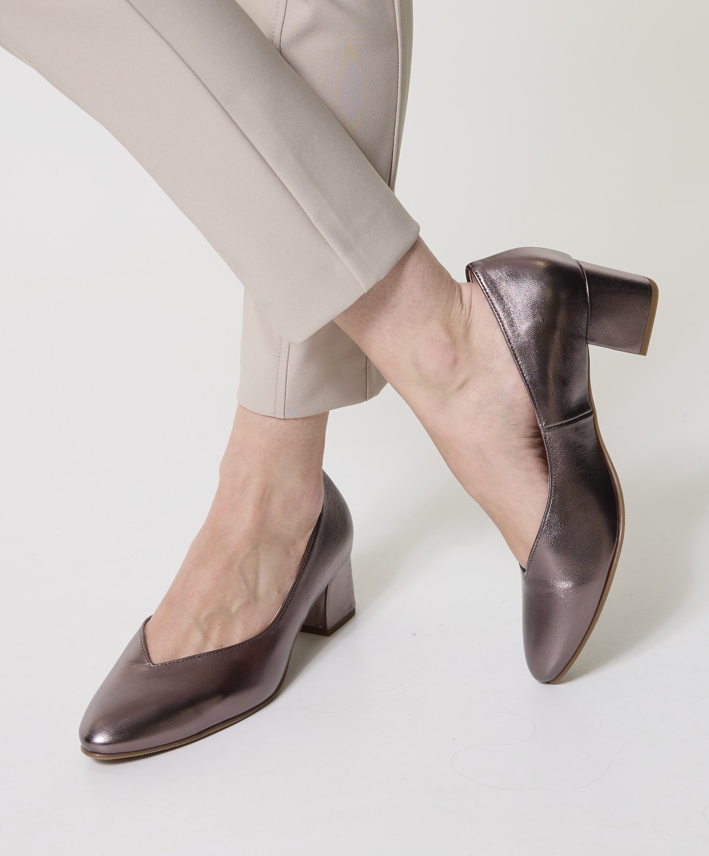 Hassia Ravenna dames pumps bruin