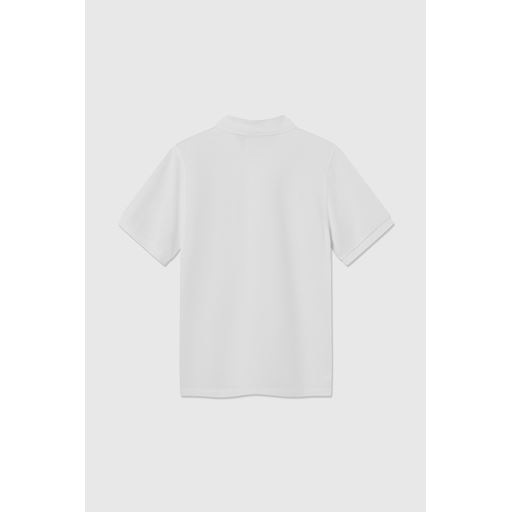 Wood Wood Seb Pique Polo T-shirt, Hvid, L
